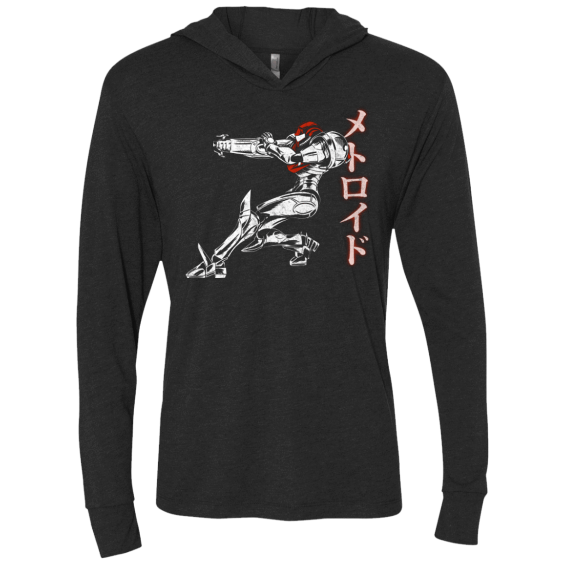 T-Shirts Vintage Black / X-Small The Hunter Triblend Long Sleeve Hoodie Tee