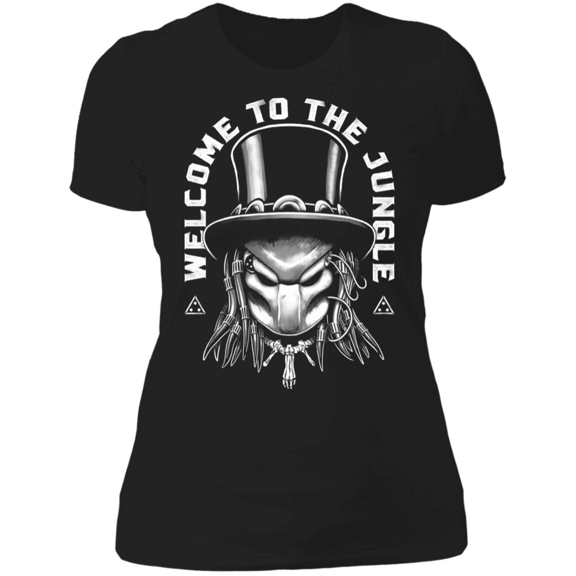 T-Shirts Black / X-Small The Hunter Welcomes You To The Jungle Women's Premium T-Shirt