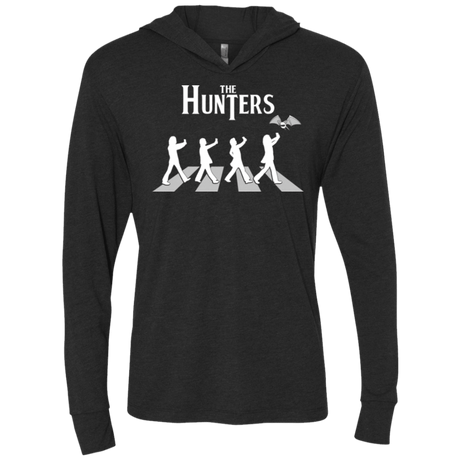 T-Shirts Vintage Black / X-Small The Hunters Triblend Long Sleeve Hoodie Tee