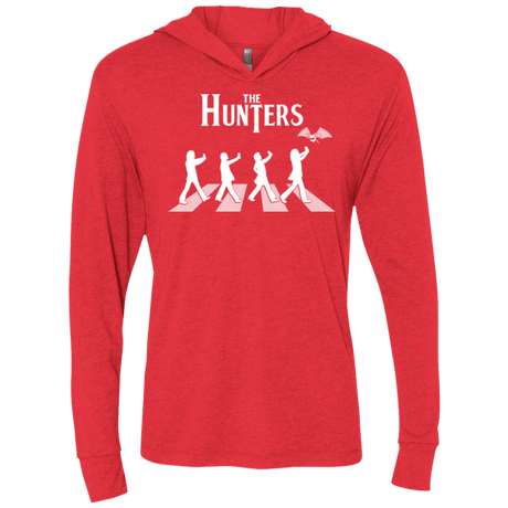 T-Shirts Vintage Red / X-Small The Hunters Triblend Long Sleeve Hoodie Tee