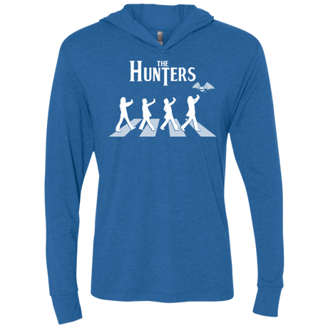T-Shirts Vintage Royal / X-Small The Hunters Triblend Long Sleeve Hoodie Tee