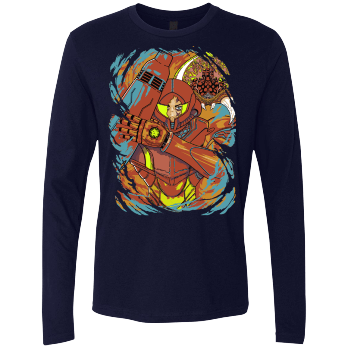 T-Shirts Midnight Navy / Small The Huntress Men's Premium Long Sleeve