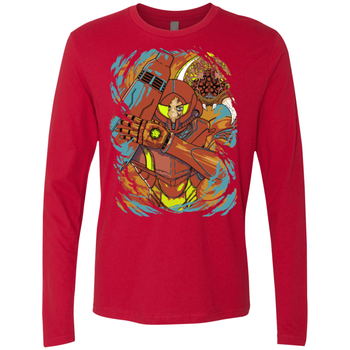 T-Shirts Red / Small The Huntress Men's Premium Long Sleeve