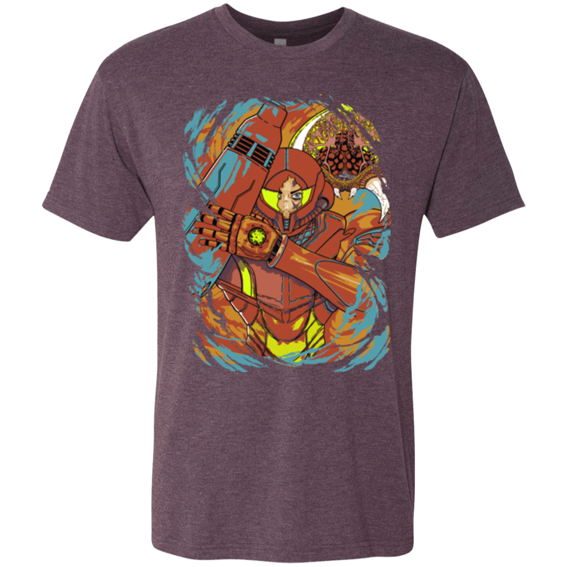 T-Shirts Vintage Purple / Small The Huntress Men's Triblend T-Shirt