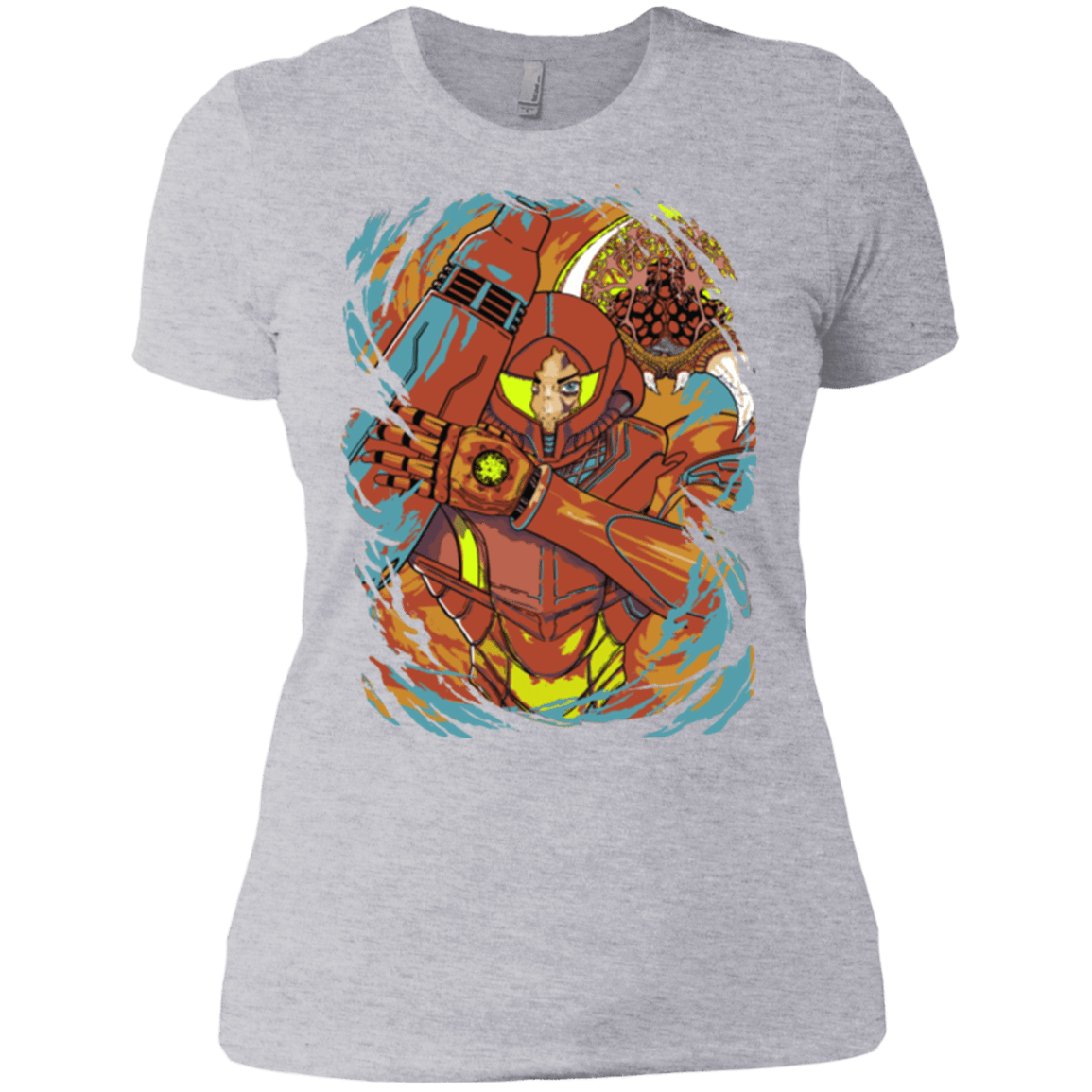 T-Shirts Heather Grey / X-Small The Huntress Women's Premium T-Shirt