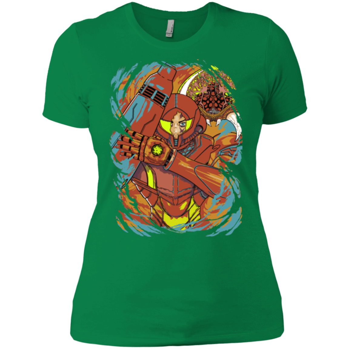 T-Shirts Kelly Green / X-Small The Huntress Women's Premium T-Shirt