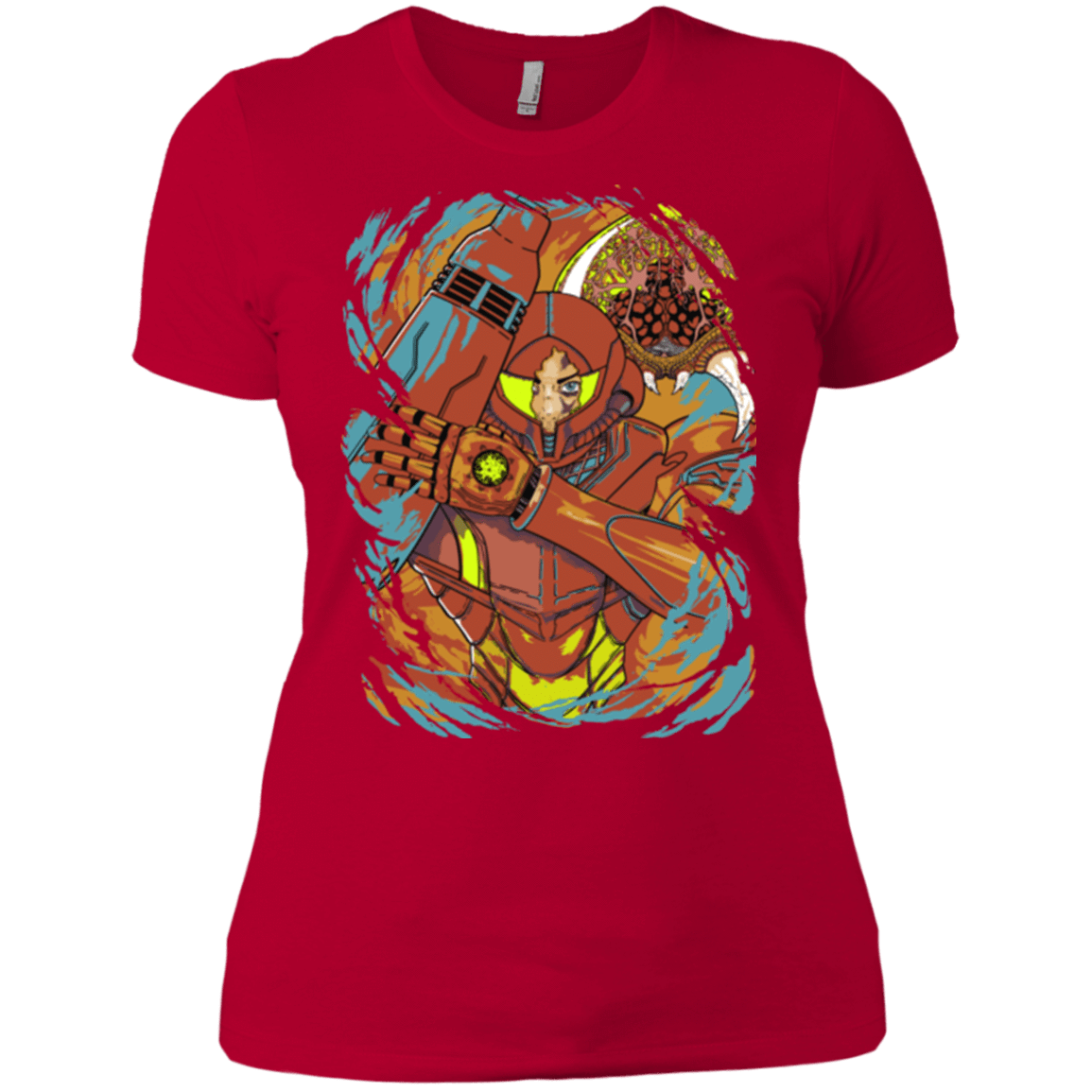 T-Shirts Red / X-Small The Huntress Women's Premium T-Shirt