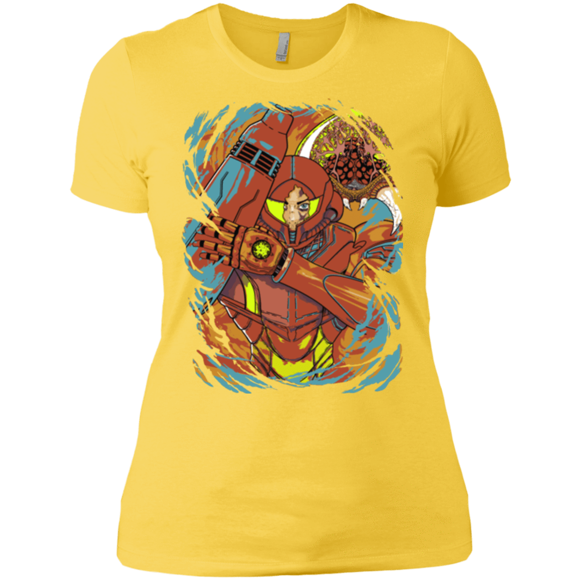 T-Shirts Vibrant Yellow / X-Small The Huntress Women's Premium T-Shirt