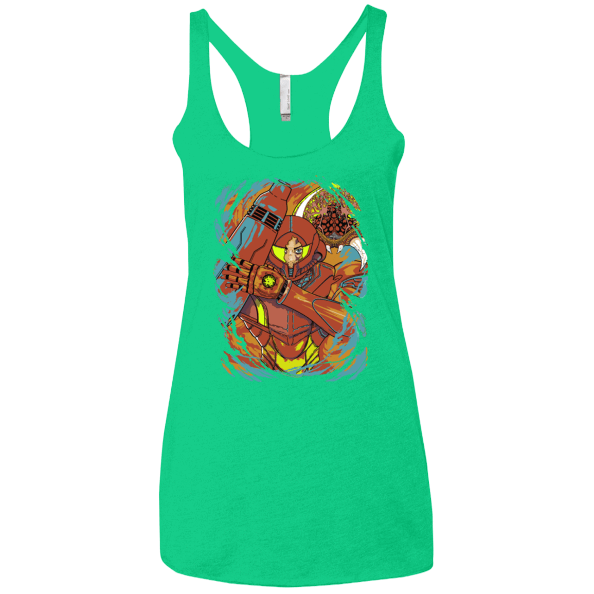 T-Shirts Envy / X-Small The Huntress Women's Triblend Racerback Tank