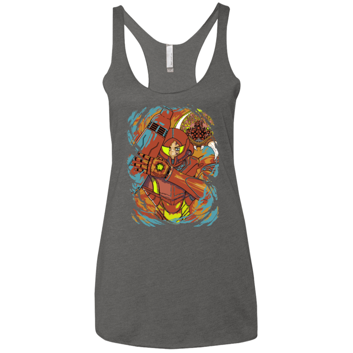 T-Shirts Premium Heather / X-Small The Huntress Women's Triblend Racerback Tank