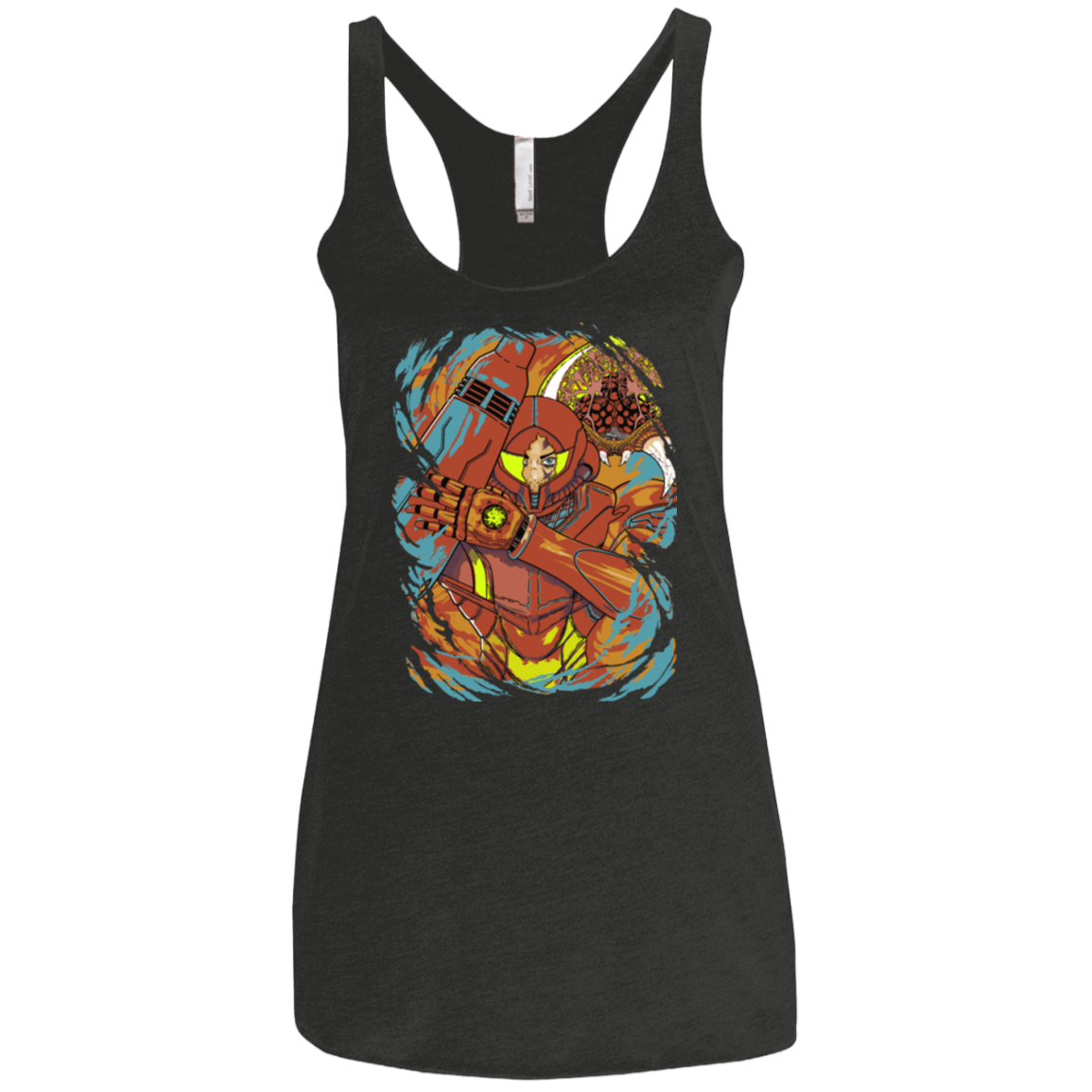 T-Shirts Vintage Black / X-Small The Huntress Women's Triblend Racerback Tank