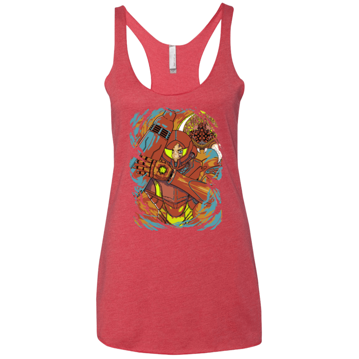 T-Shirts Vintage Red / X-Small The Huntress Women's Triblend Racerback Tank