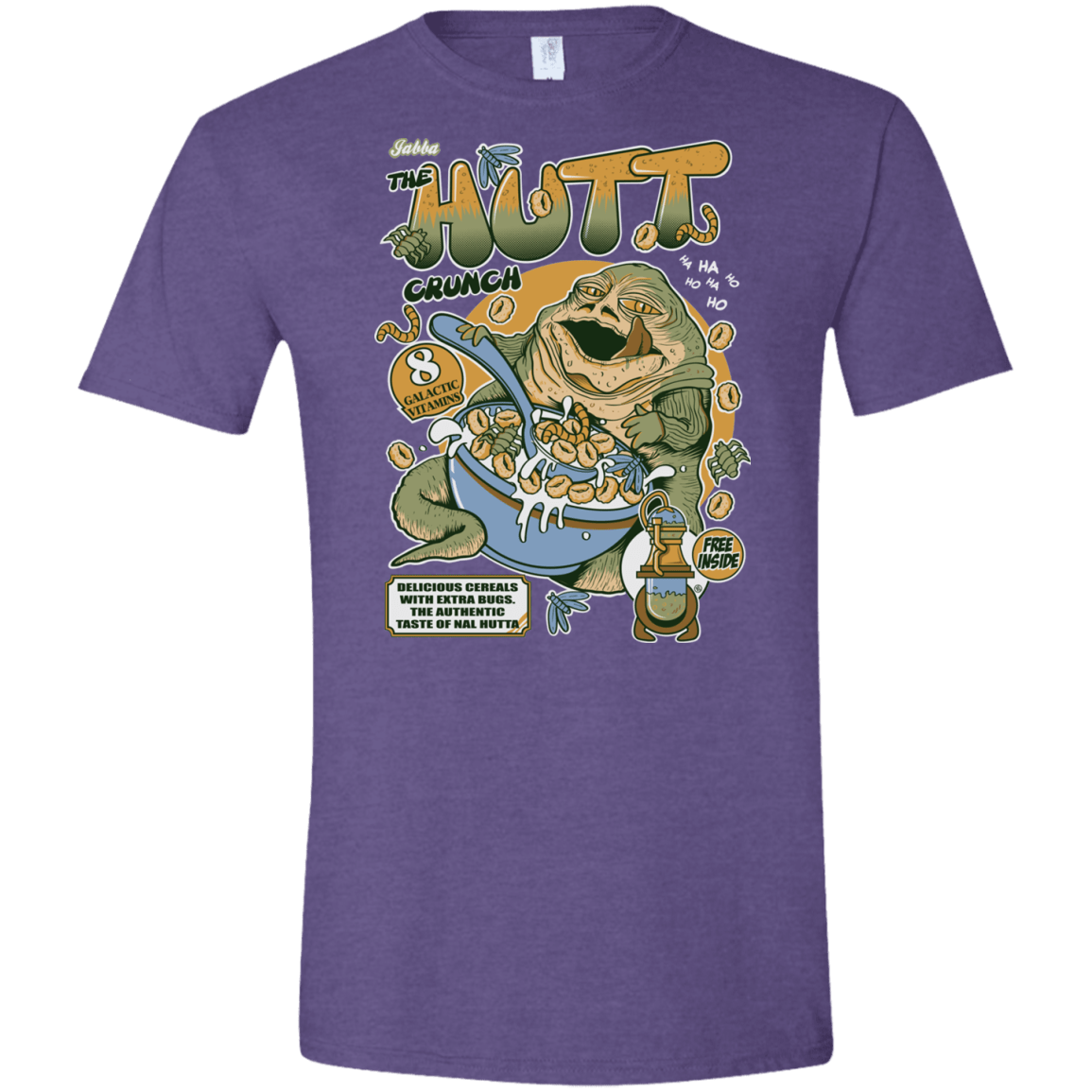 T-Shirts Heather Purple / S The Hutt Crunch Men's Semi-Fitted Softstyle