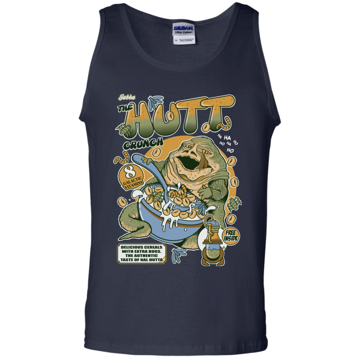 T-Shirts Navy / S The Hutt Crunch Men's Tank Top