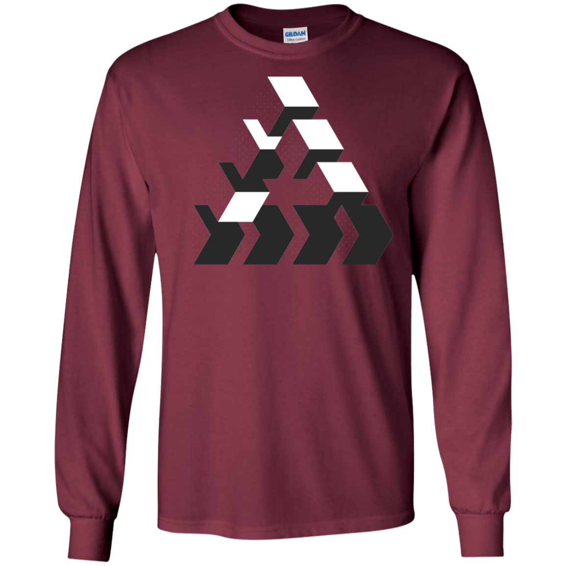 T-Shirts Maroon / S The Impossible Men's Long Sleeve T-Shirt