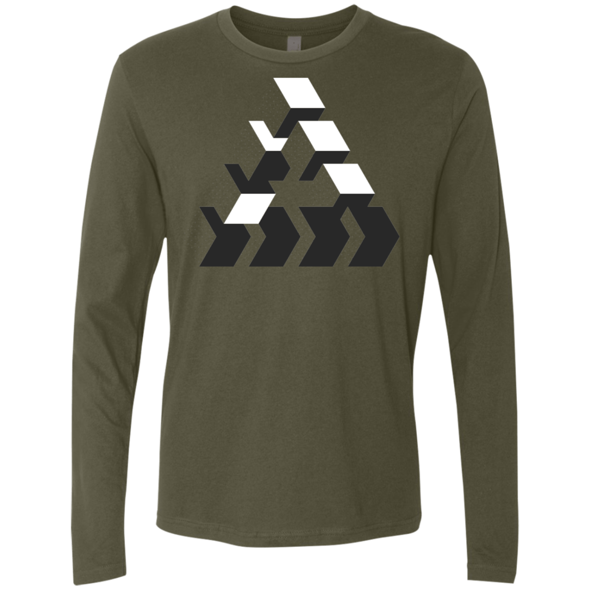 T-Shirts Military Green / S The Impossible Men's Premium Long Sleeve