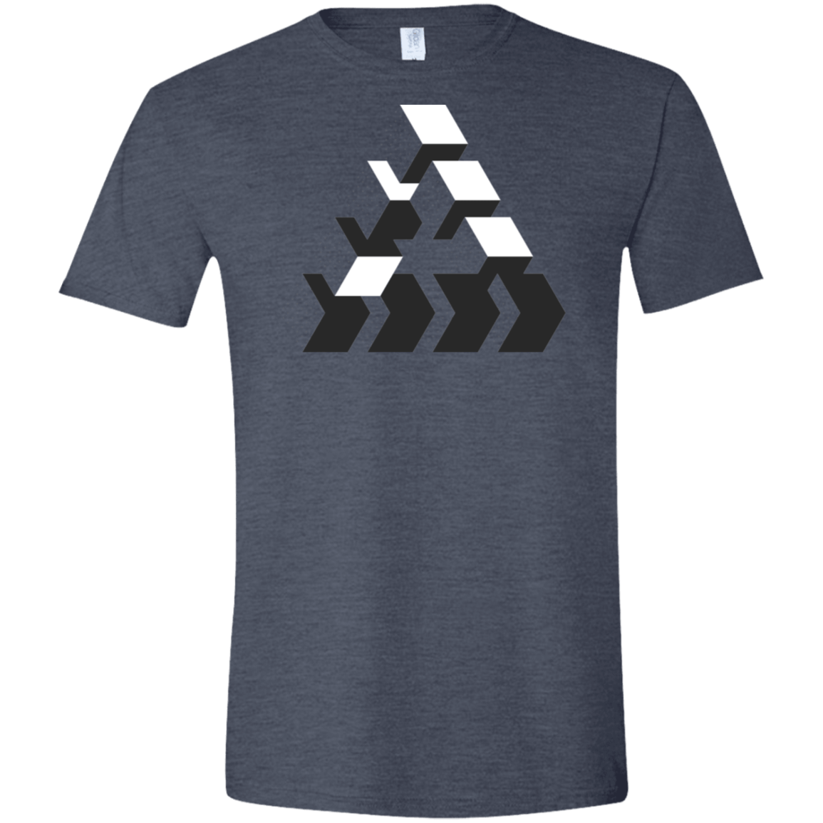 T-Shirts Heather Navy / S The Impossible Men's Semi-Fitted Softstyle