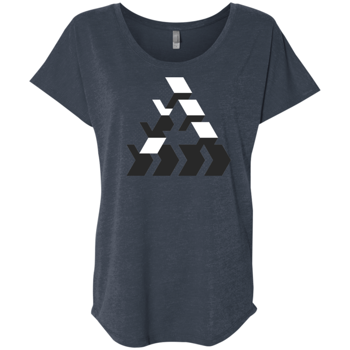 T-Shirts Vintage Navy / X-Small The Impossible Triblend Dolman Sleeve