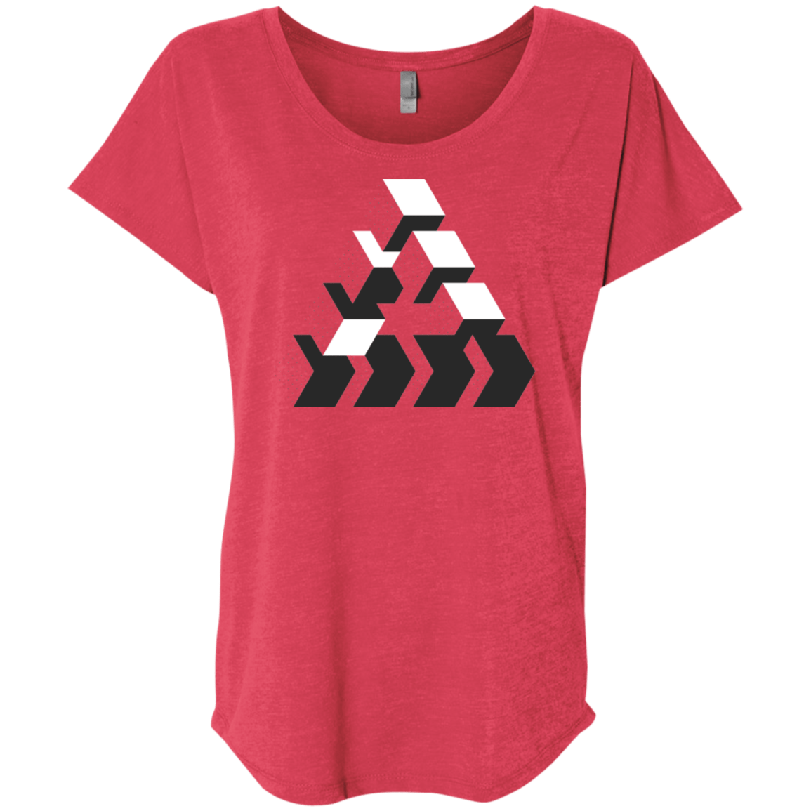 T-Shirts Vintage Red / X-Small The Impossible Triblend Dolman Sleeve