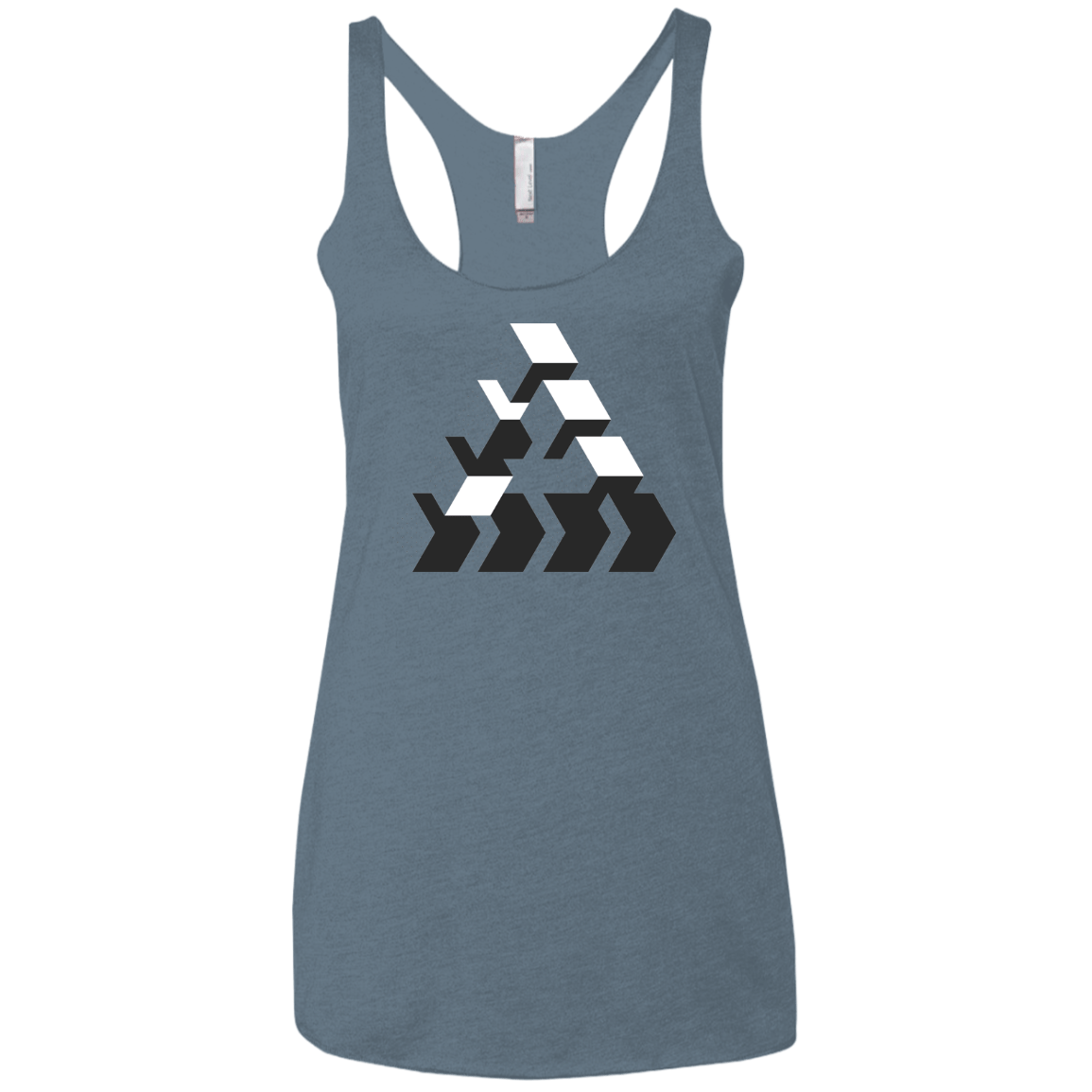 T-Shirts Indigo / X-Small The Impossible Women's Triblend Racerback Tank
