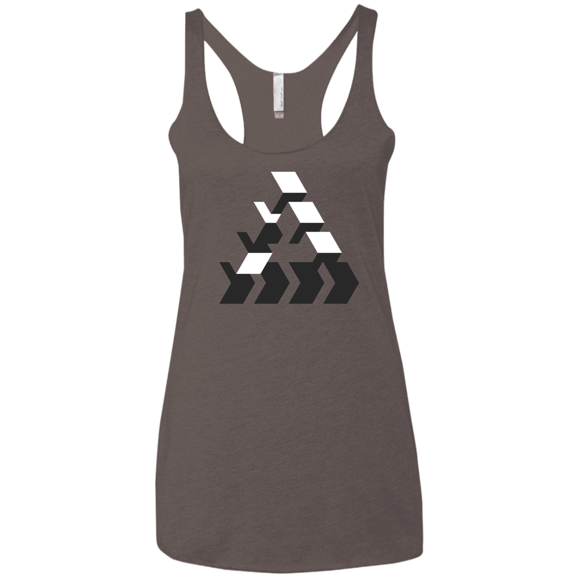 T-Shirts Macchiato / X-Small The Impossible Women's Triblend Racerback Tank