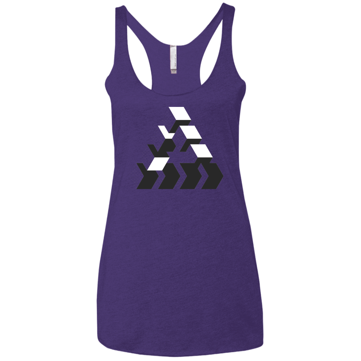 T-Shirts Purple Rush / X-Small The Impossible Women's Triblend Racerback Tank