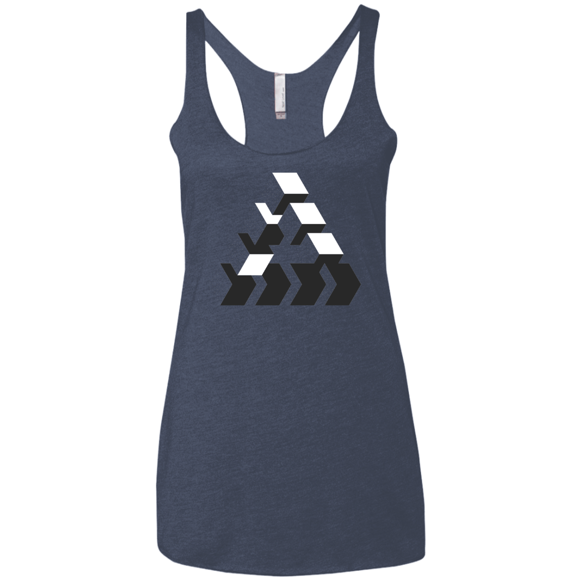 T-Shirts Vintage Navy / X-Small The Impossible Women's Triblend Racerback Tank