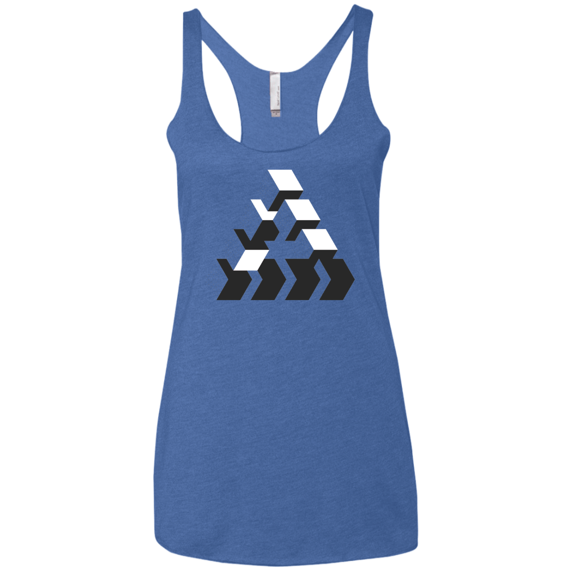 T-Shirts Vintage Royal / X-Small The Impossible Women's Triblend Racerback Tank