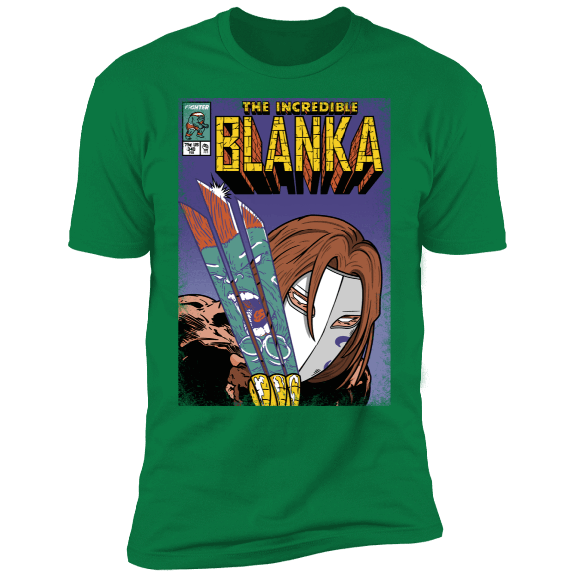 T-Shirts Kelly Green / S The Incredible Blanka Men's Premium T-Shirt
