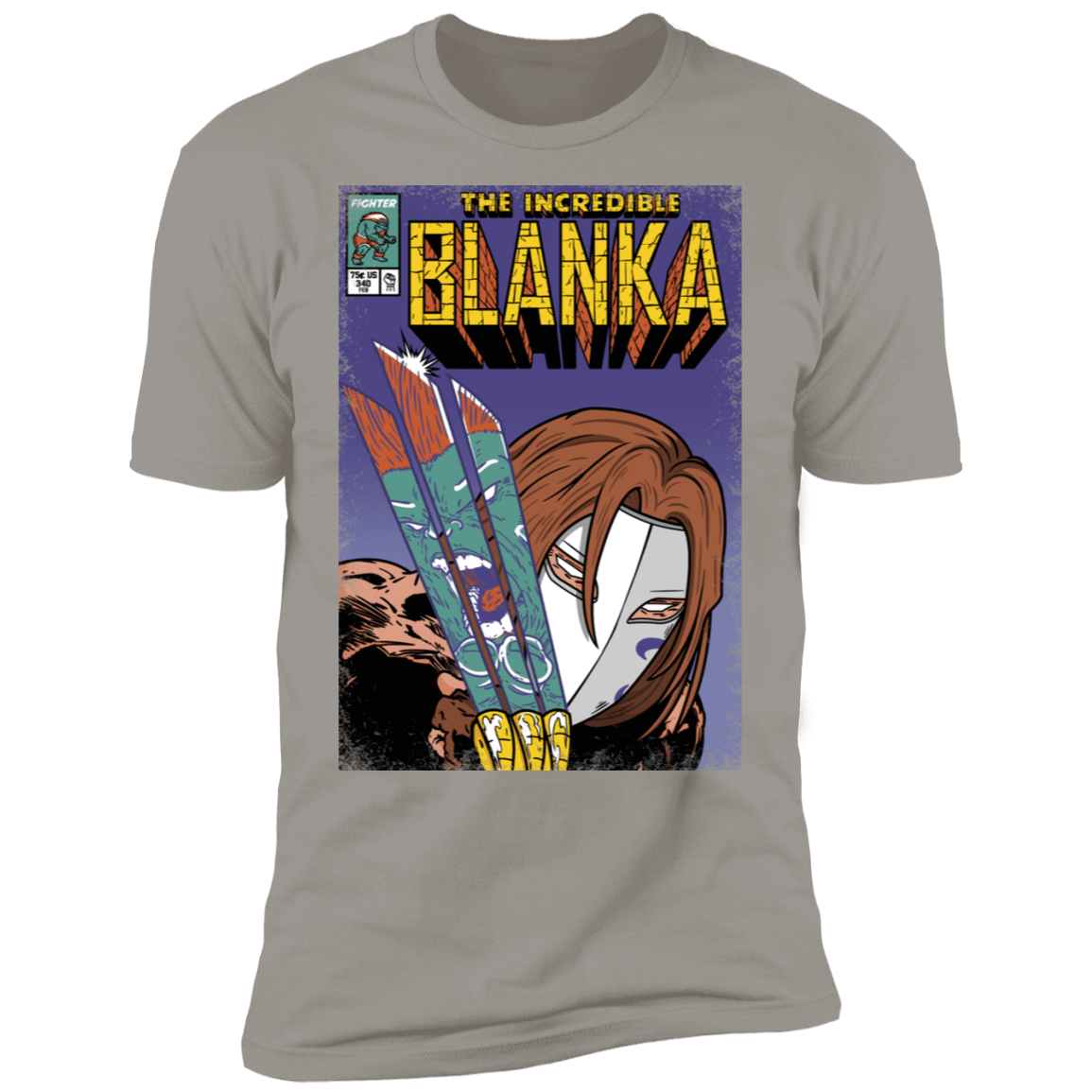 T-Shirts Light Grey / S The Incredible Blanka Men's Premium T-Shirt