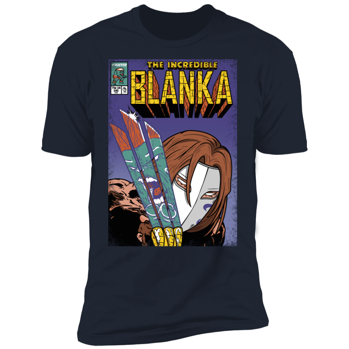 T-Shirts Midnight Navy / S The Incredible Blanka Men's Premium T-Shirt