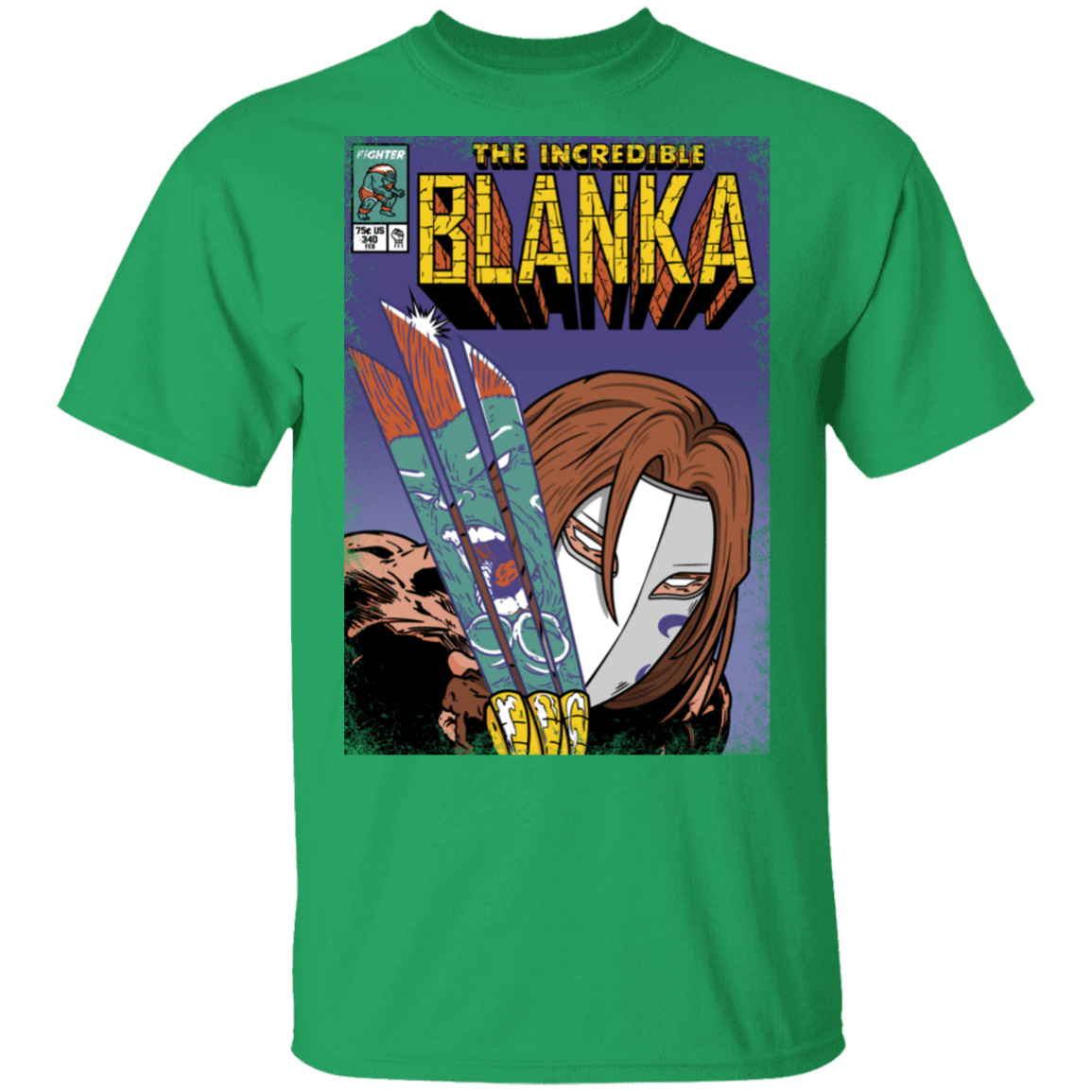 T-Shirts Irish Green / S The Incredible Blanka T-Shirt