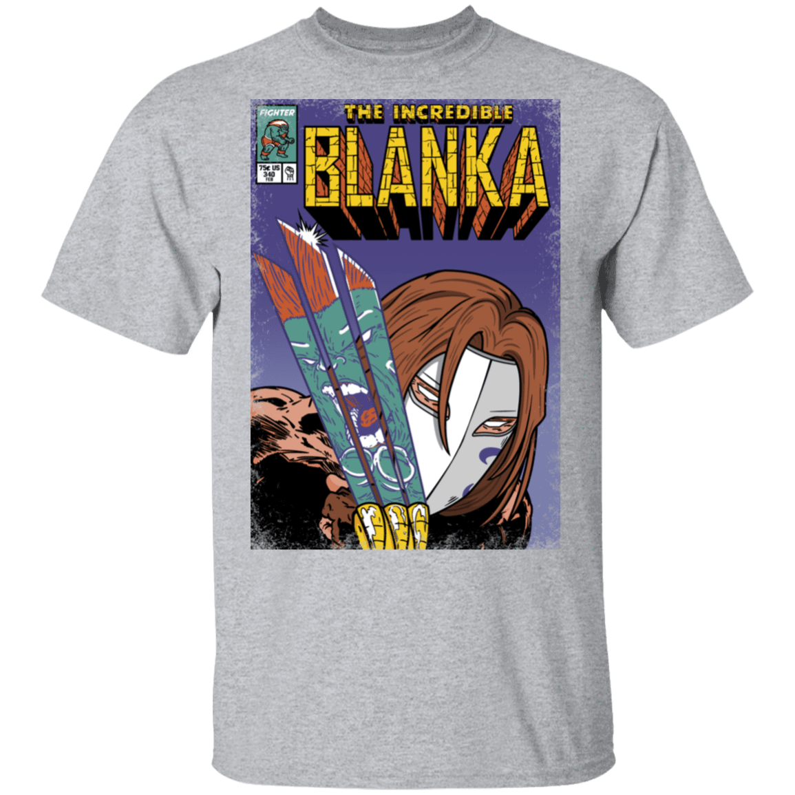 T-Shirts Sport Grey / S The Incredible Blanka T-Shirt