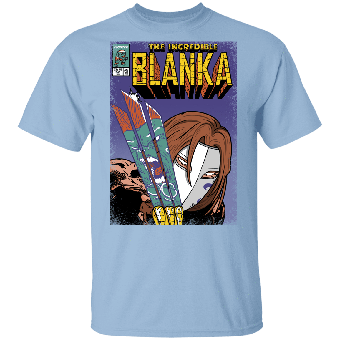 T-Shirts Light Blue / YXS The Incredible Blanka Youth T-Shirt