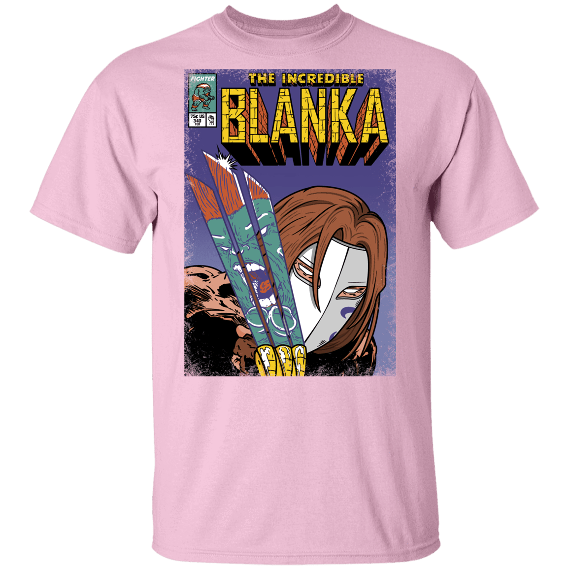 T-Shirts Light Pink / YXS The Incredible Blanka Youth T-Shirt