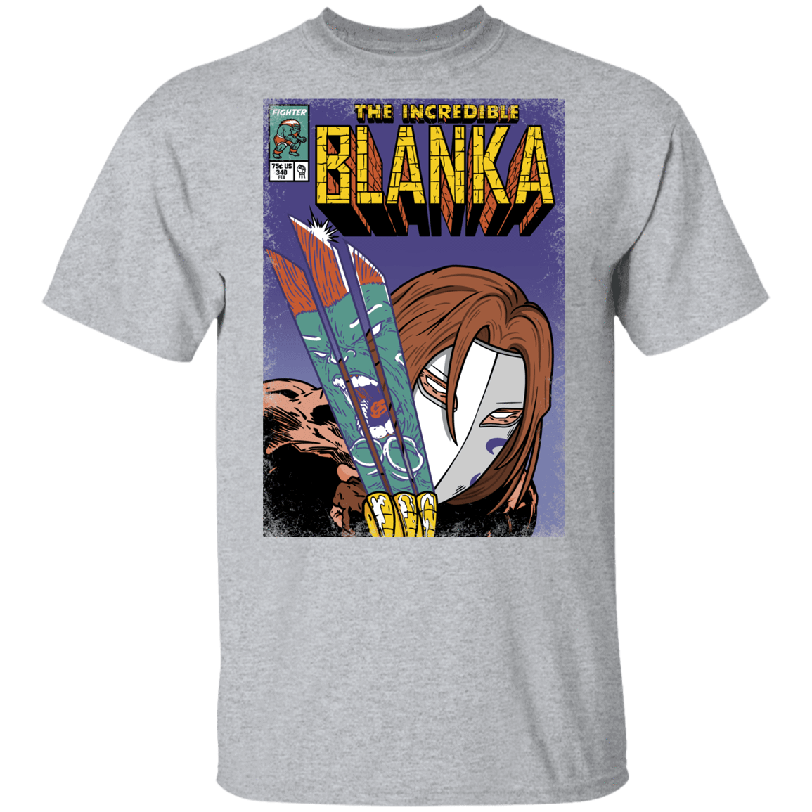 T-Shirts Sport Grey / YXS The Incredible Blanka Youth T-Shirt
