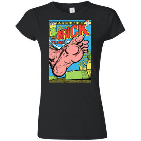 T-Shirts Black / S The Incredible Brick Junior Slimmer-Fit T-Shirt