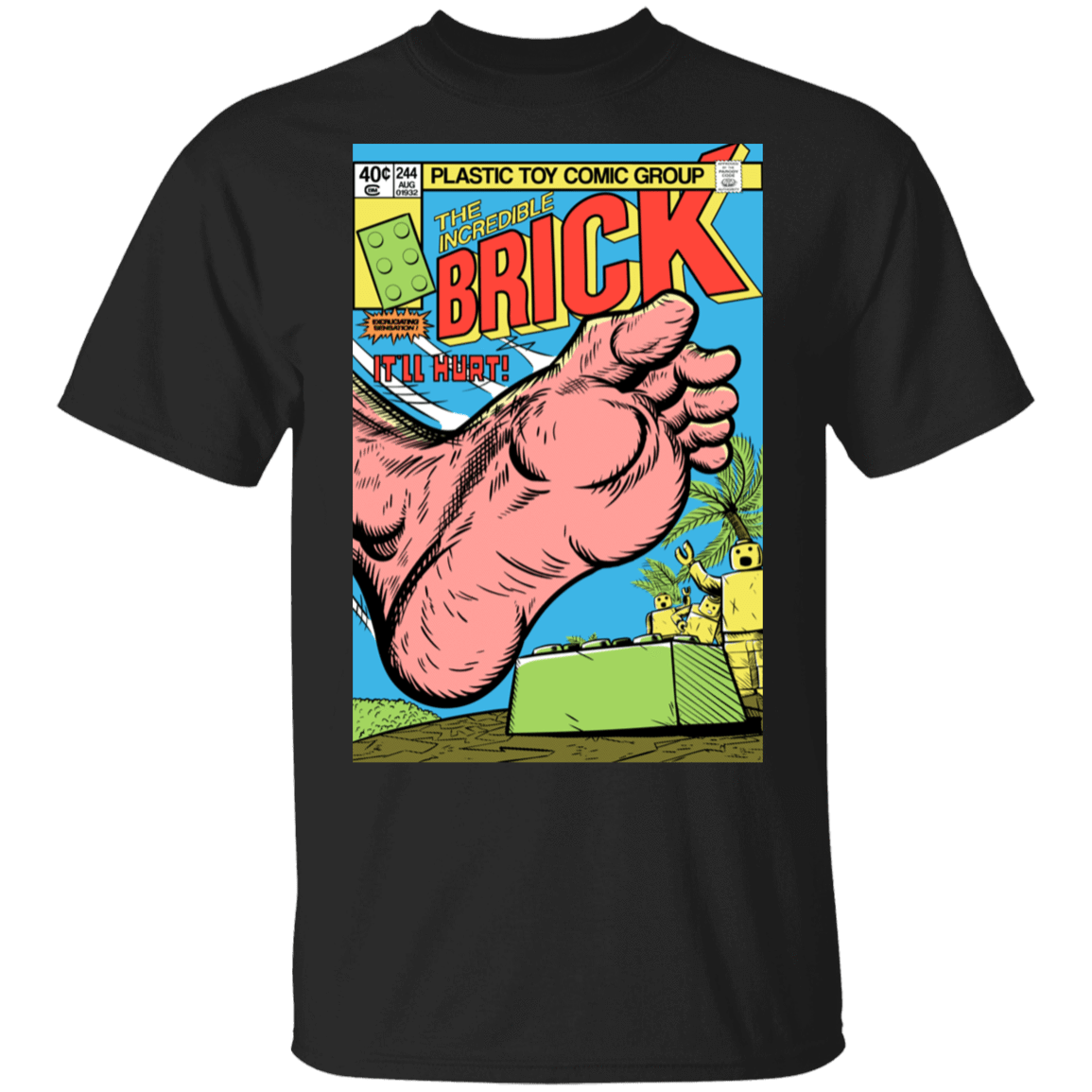 T-Shirts Black / S The Incredible Brick T-Shirt