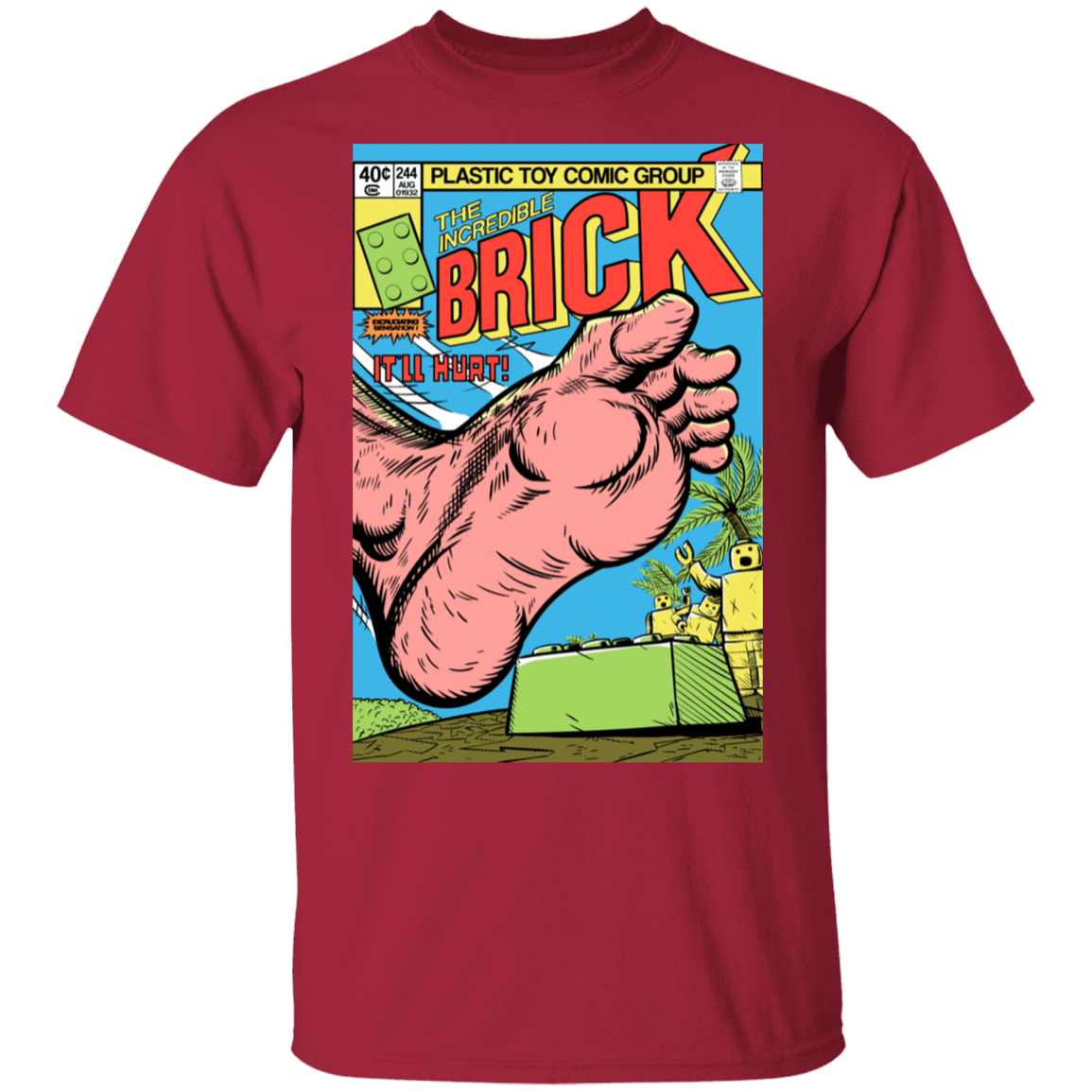 T-Shirts Cardinal / S The Incredible Brick T-Shirt