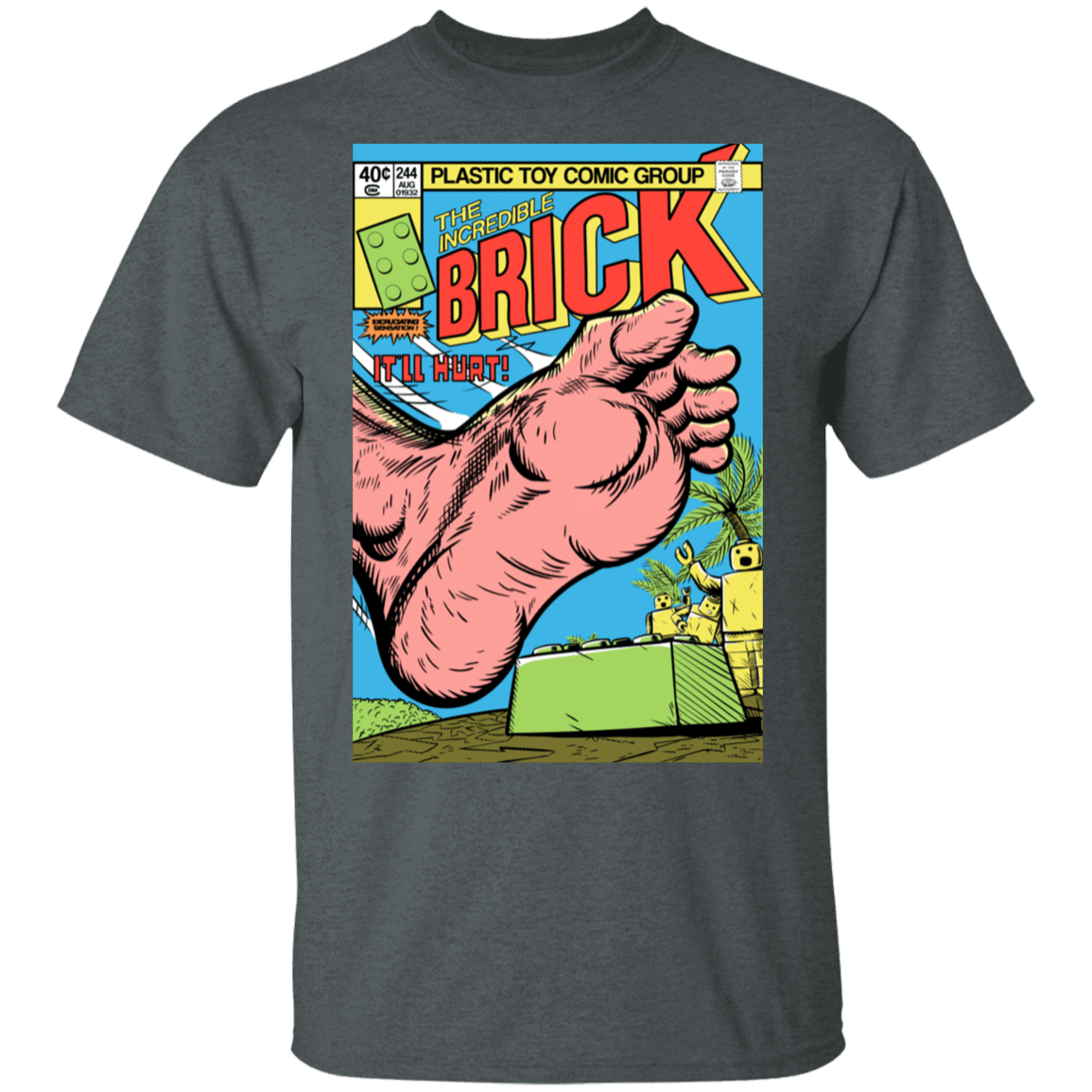T-Shirts Dark Heather / S The Incredible Brick T-Shirt