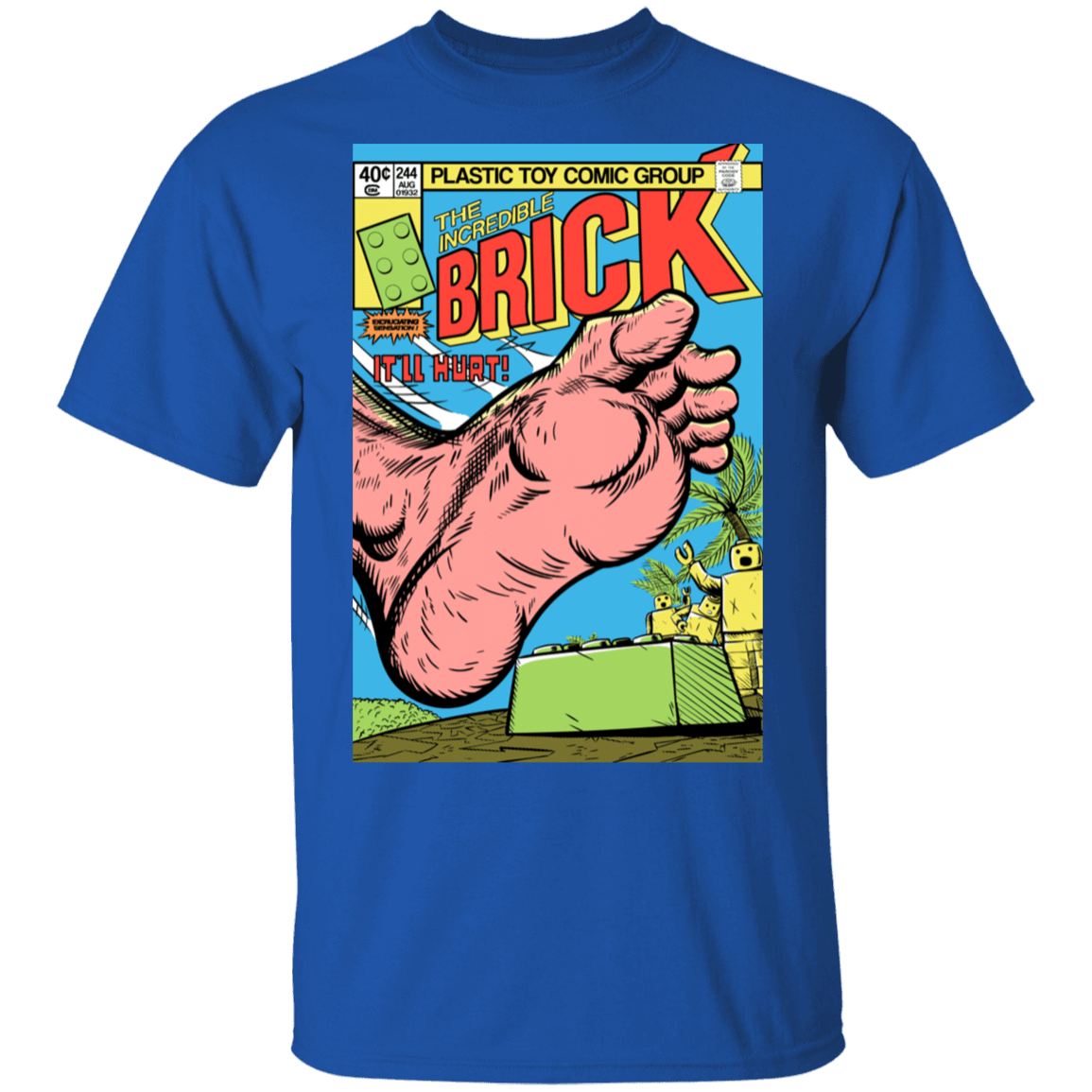 T-Shirts Royal / S The Incredible Brick T-Shirt
