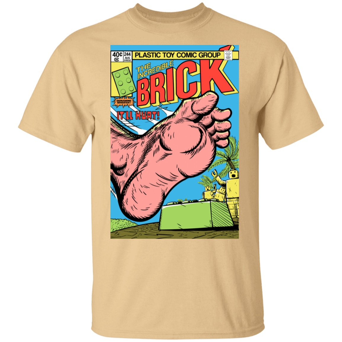 T-Shirts Vegas Gold / S The Incredible Brick T-Shirt