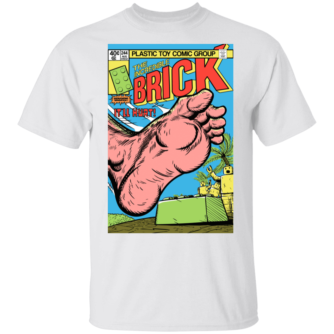 T-Shirts White / S The Incredible Brick T-Shirt