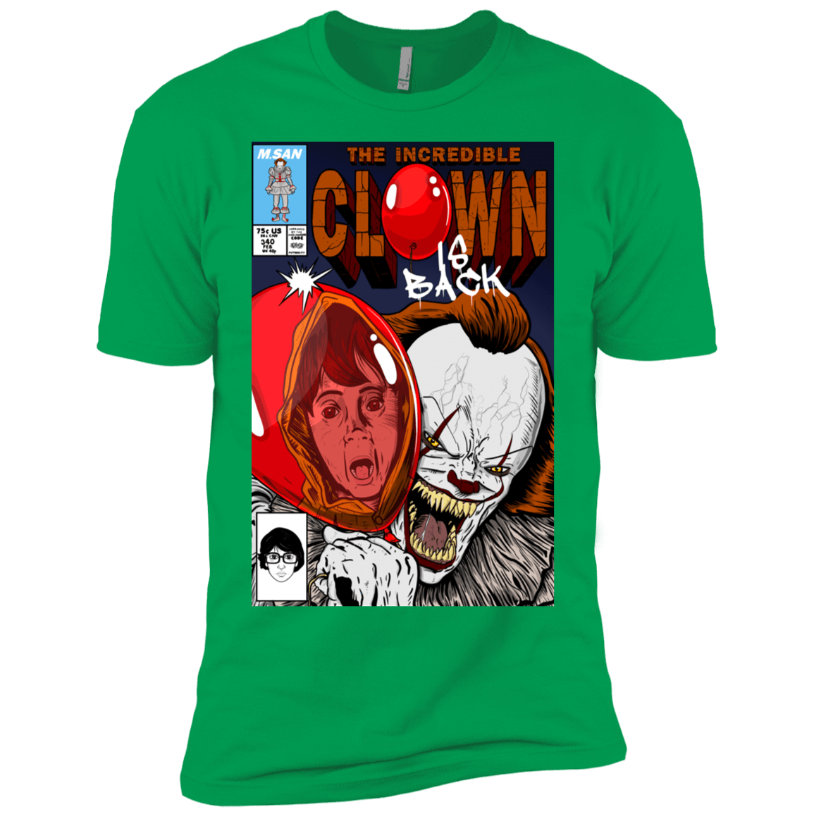T-Shirts Kelly Green / YXS The Incredible Clown Boys Premium T-Shirt