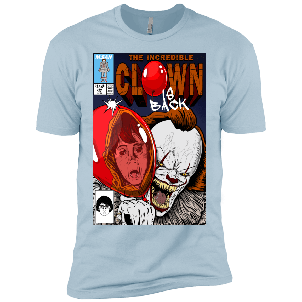 T-Shirts Light Blue / YXS The Incredible Clown Boys Premium T-Shirt