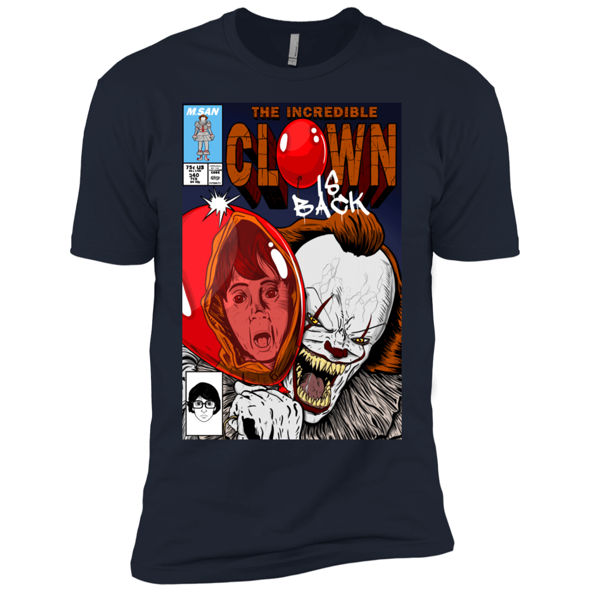 T-Shirts Midnight Navy / YXS The Incredible Clown Boys Premium T-Shirt