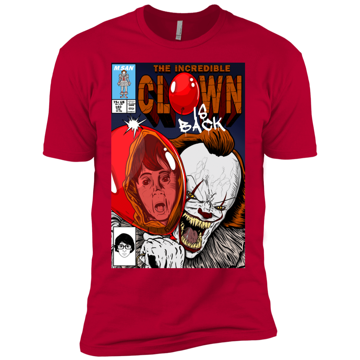 T-Shirts Red / YXS The Incredible Clown Boys Premium T-Shirt