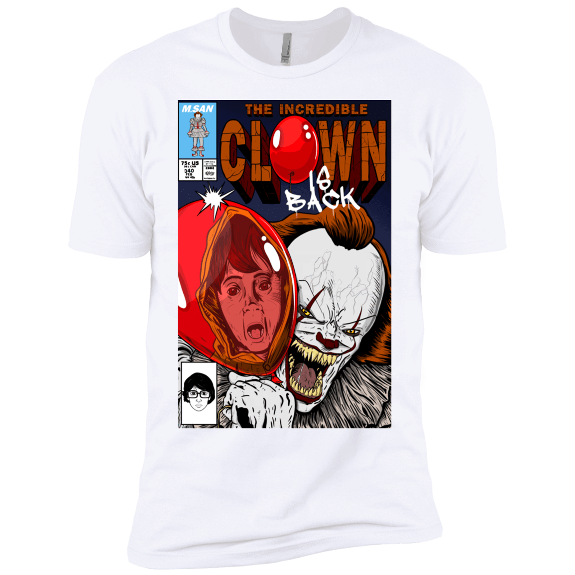 T-Shirts White / YXS The Incredible Clown Boys Premium T-Shirt