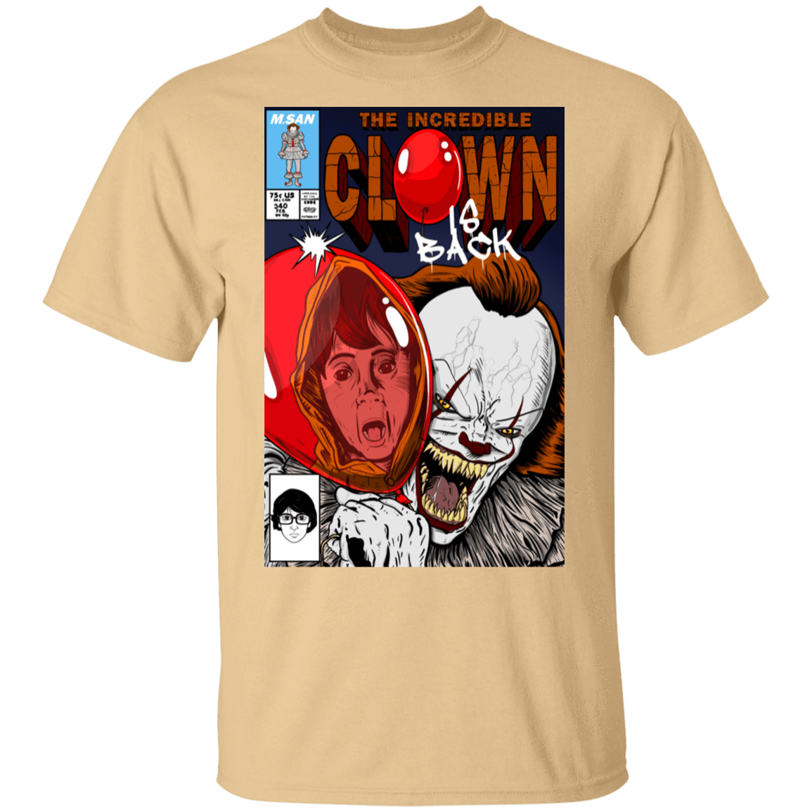 T-Shirts Vegas Gold / S The Incredible Clown T-Shirt