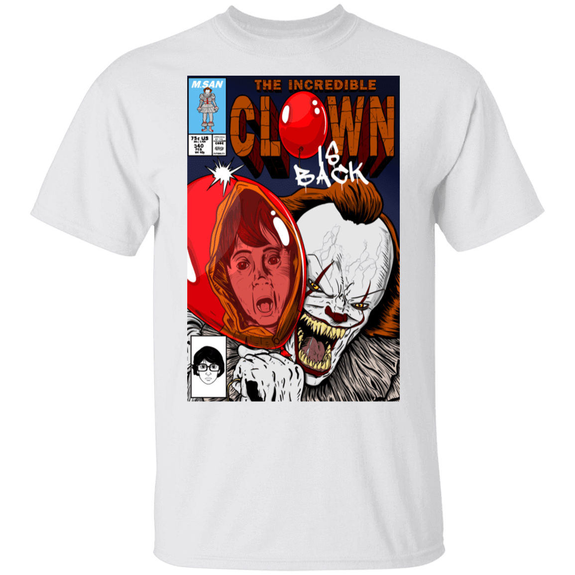 T-Shirts White / S The Incredible Clown T-Shirt